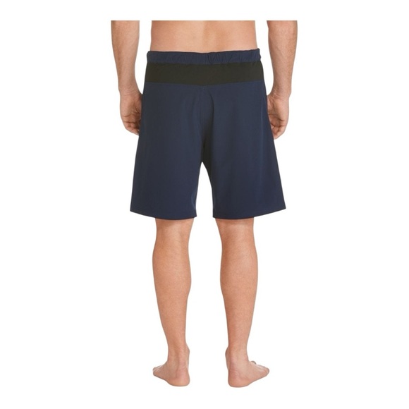 Coolibar Men's Calasa Tech Swim Trunks Size XL Navy UPF 50+ - Picture 10 of 14